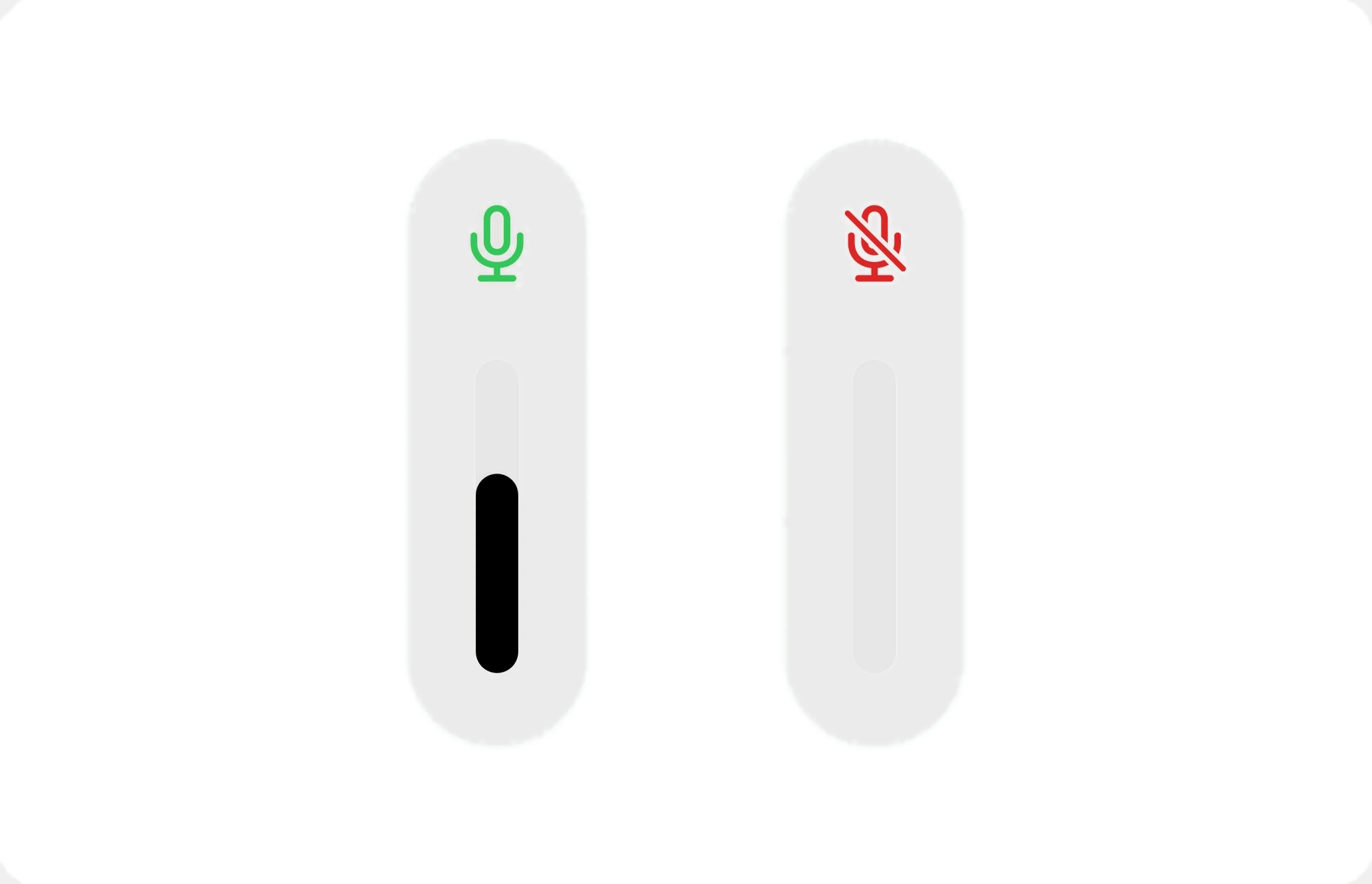 The listening meter live and at rest